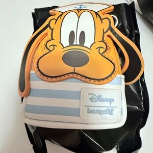 Loungefly Disney Pluto 95th Anniversary Bag Charm Kids OS Orange New Sailor Hat